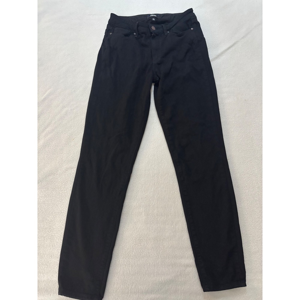 Paige Hoxton Ultra Skinny Jeans Black High Rise Size 28 333-905731
